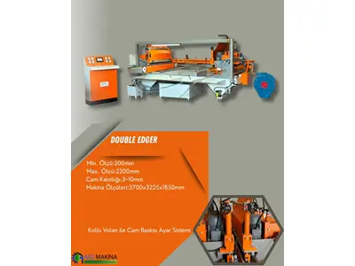 Double Edger Double Sided Glass Edging Machine