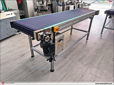 Modulares Förderbandsystem mit Aluminiumrahmen