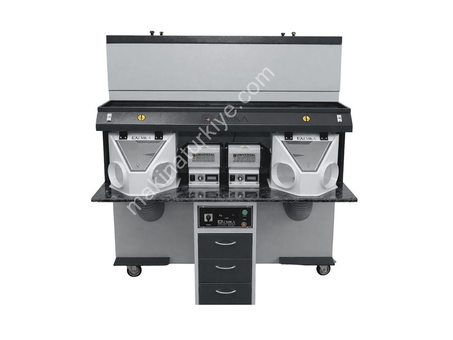 Super Vacuum Double Balkan Motor Inverter Polishing Machine