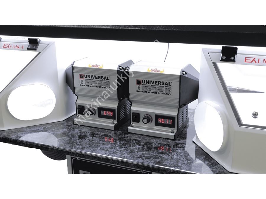 Super Vacuum Double Balkan Motor Inverter Polishing Machine