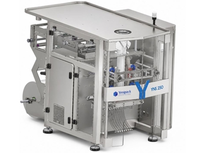 Machine d'emballage verticale servo YNS 250 à 75 paquets/minute