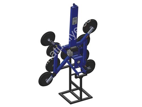 900 Kg 9’Lu Vantuzlu Cam Taşıma Ve Kaldırma Makinası