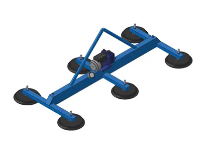 500 Kg Suction Cup Glass Lifting and Transport Machine