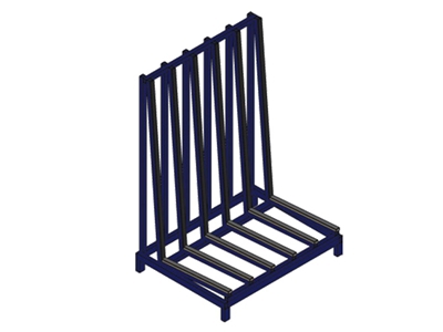 L Type Glass Stock Transport Table