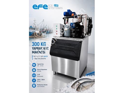 Yaprak Buz Makinesi (Dikey İthal Tip) 300Kg/24Sa + Hazneli