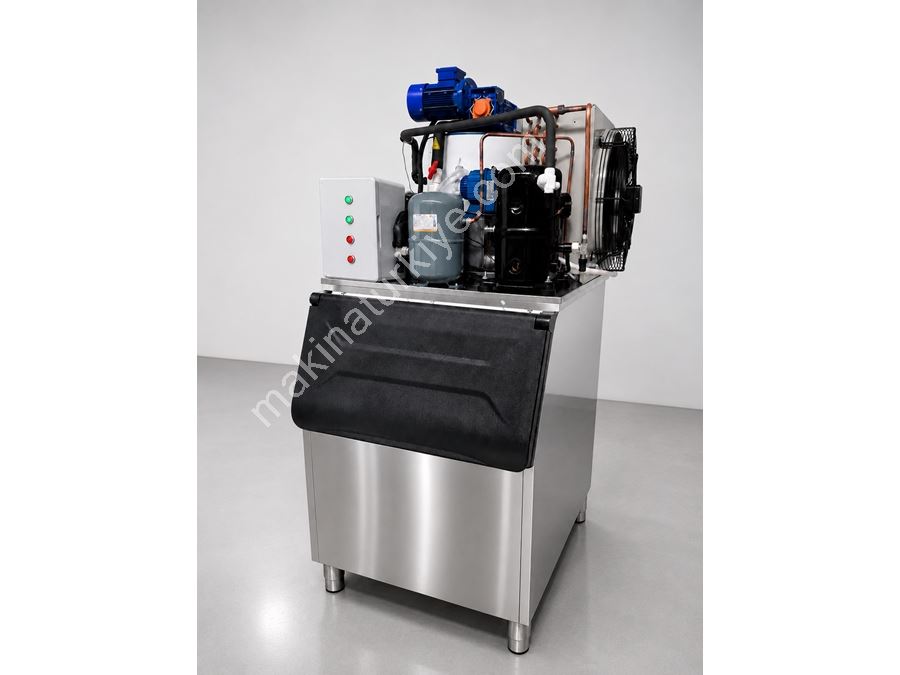 Yaprak Buz Makinesi (Dikey İthal Tip) 300Kg/24Sa + Hazneli