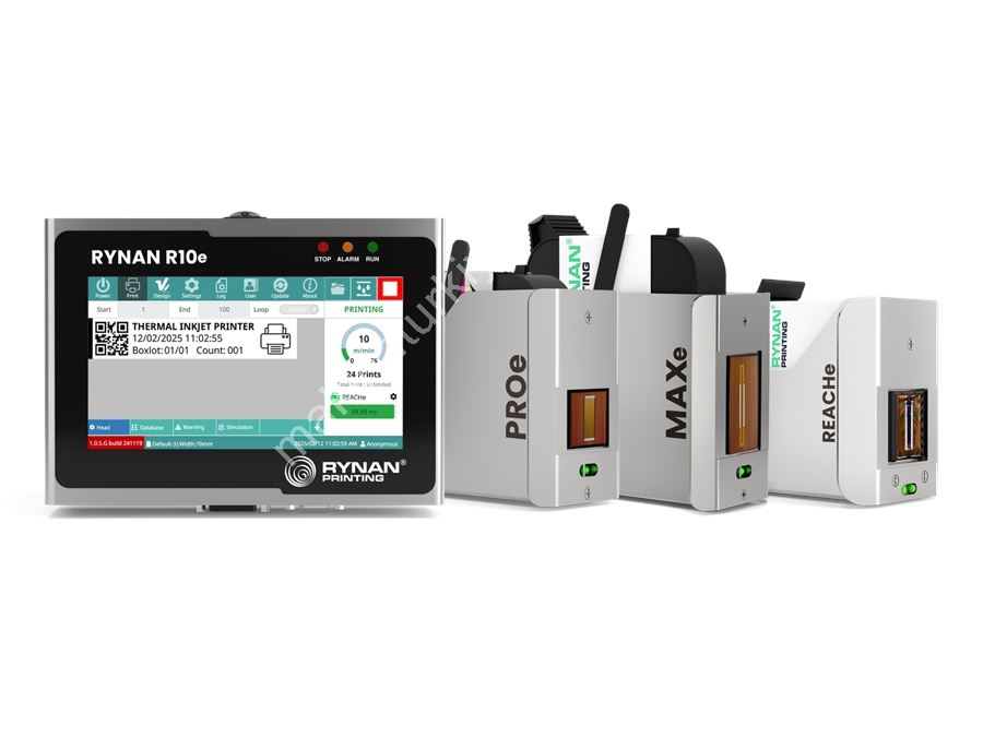 1 Baskı Kafalı Inkjet Kodlama Cihazı
