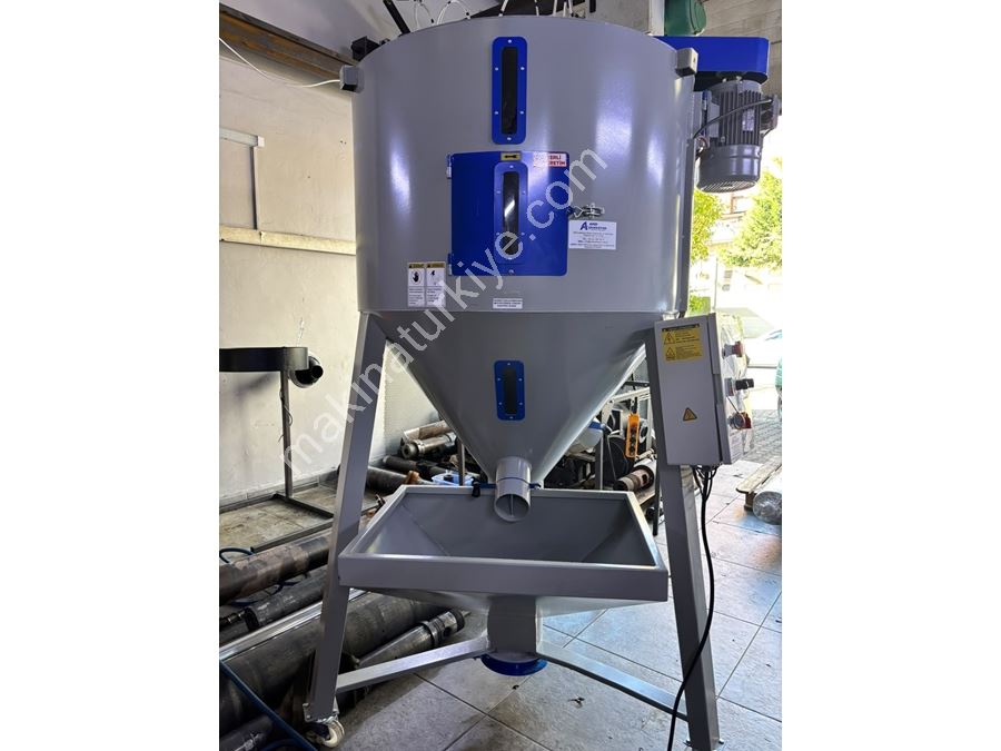250 Kg Plastik Hammadde Isıtmalı Mikser