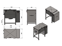 500 Litre Ribbon Mikser