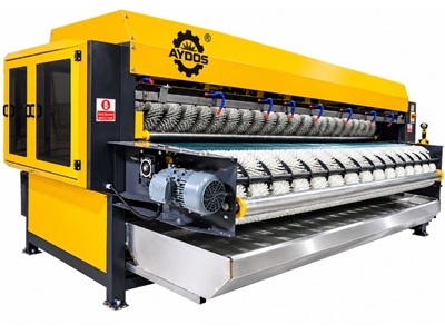 10cm Fırça Baskı Ayarlı Ters Sarmalı Otomatik Halı Yıkama Makinesi - 0