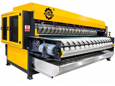 10cm Fırça Baskı Ayarlı Ters Sarmalı Otomatik Halı Yıkama Makinesi
