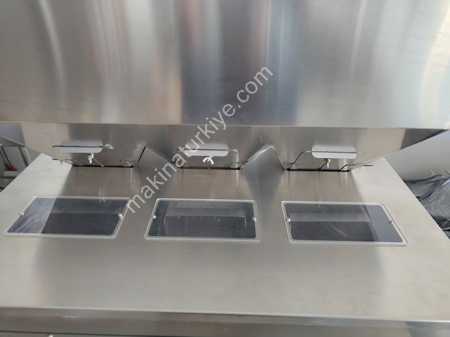 3 Kefeli Otomatik Doypack Paketleme Makinası