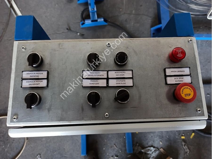 10 Ton Mekanik Ve Hidrolik Rulo Sac Açma Makinesi 