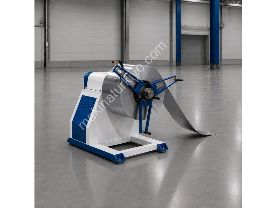 10 Ton Mekanik Ve Hidrolik Rulo Sac Açma Makinesi 