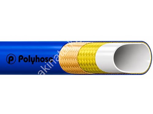 3/8 İnç İç Çap Çift Kat Çelik Örgülü Yüksek Basınçlı Airless Boya Hortumu