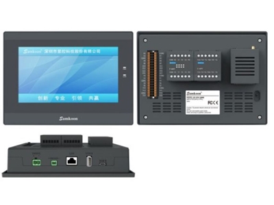 7 дюймовый сенсорный HMI PLC с 16 цифровыми входами и 14 релейными выходами для управления роботами - 0
