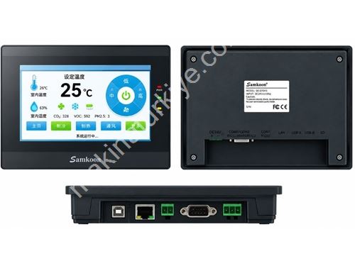 7 Zoll 800×480 Ethernet Touchscreen Industrielles HMI Bedienfeld
