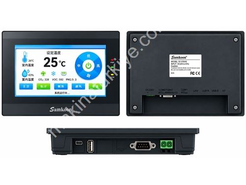 7 Zoll 800×480 Linux-basiertes industrielles HMI-Bedienfeld