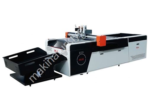 800×600 mm Çift Kafalı Dijital Etiket Ve Karton Kesim Makinası