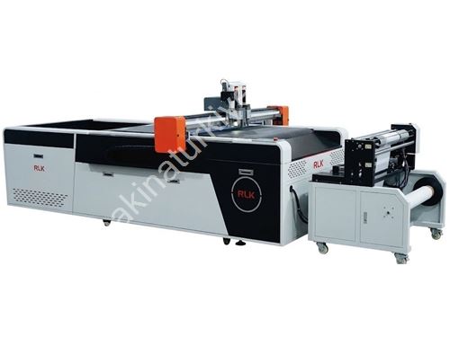 1000×700 mm Çift Kafalı Dijital Etiket Ve Karton Kesim Makinası