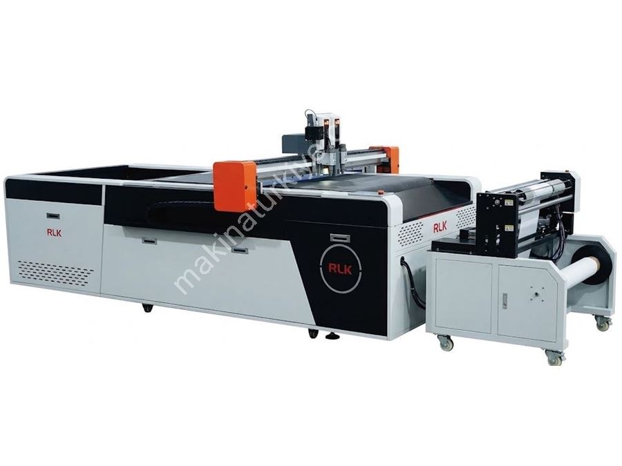 1000×700 mm Çift Kafalı Dijital Etiket Ve Karton Kesim Makinası