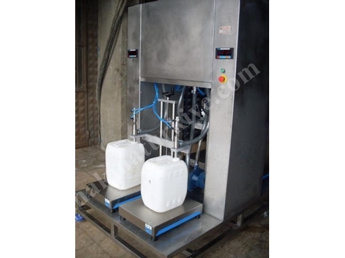 4 lü Terazili Sıvı Dolum Makinası 1000 ml – 60000 ml 