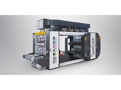 2 Renk Stack Sistem Flexo Baskı Makinası SDR 2110