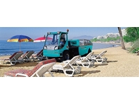 Sahil Kumsal Taş Temizleme Makinası