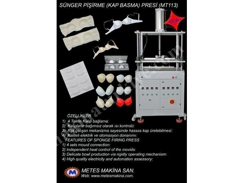 Sütyen Kap Basma Presi
