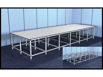 150-180 cm Fabric Spreading-Cutting Table KMS-06