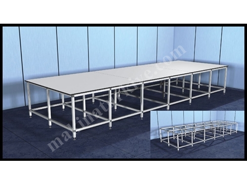 Kumaş Serim-Kesim Masaları 240 Cm - Konmaksan Kms-09 