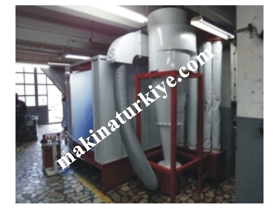 Siklonlu Elektrostatik Toz Boya Kabini
