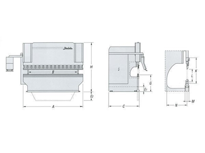 Baykal APHS 4109x220 Cnc Abkant Pres - 1