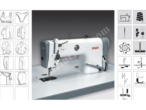 İğne Transportlu Düz Dikiş Makinesi Pfaff 481