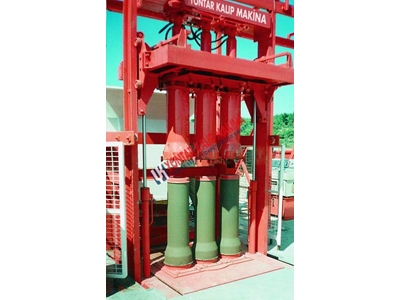 Ø 1500 mm Çoklu Kalıp Sistemli Beton Boru Makinası - 2