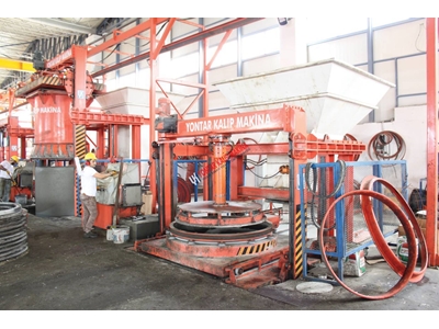 Ø 500-1200 mm Beton Boru İmalat Makinesi  - 1