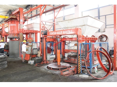Ø 500-1200 mm Beton Boru İmalat Makinesi  - 2