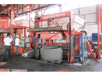 Ø 500-1200 mm Beton Boru İmalat Makinesi  - 3