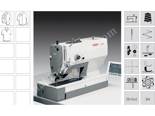 Elektronik Programlı İlik Makinası Pfaff 3119