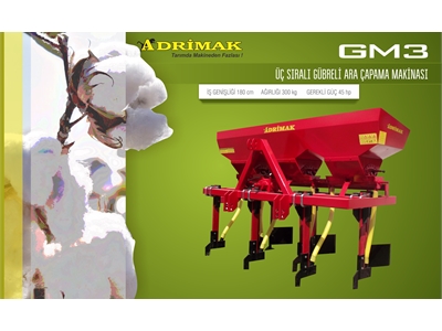 3 Sıralı Gübreli Ara Çapalama Makinesi - 1