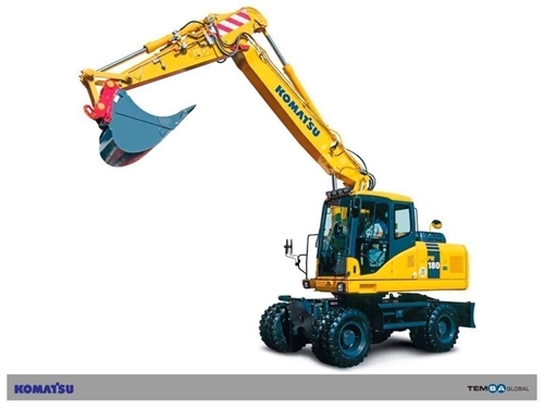 Komatsu Lastik Tekerlekli Ekskavatör ( 143 Hp - 20 Ton )