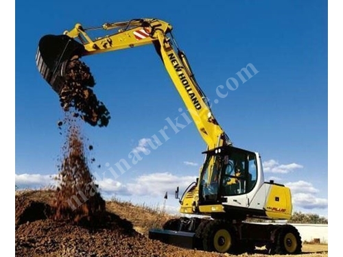 Lastikli Ekskavatör / New Holland Mh Plus