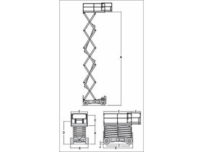 Makaslı Personel Yükseltici / Jlg 4069le - 1