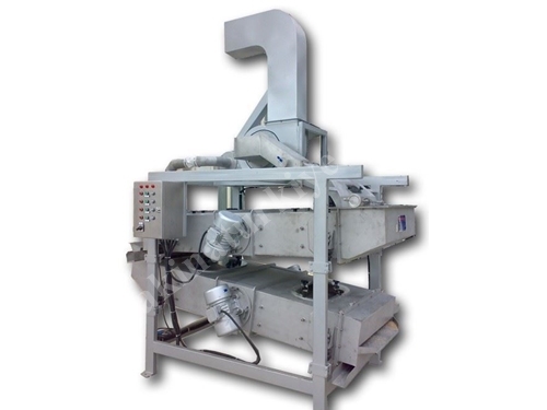 1000Kg / 1 Saat Çift Katlı Susam Eleme Makinası