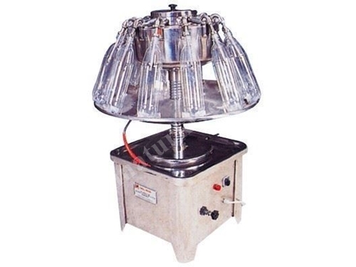 1000 - 5000 cc 1200 Adet / Saat Yarı Otomatik Sıvı Dolum Makinası 