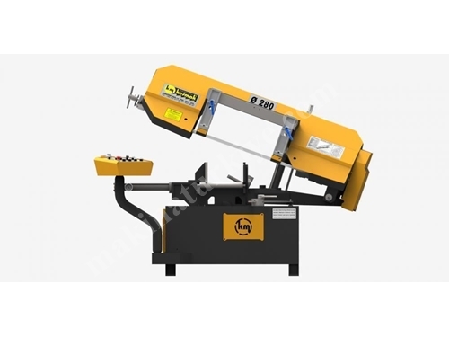 Ø 280 Mm Elektronik Döner Göbekli Şerit Testere Makinası