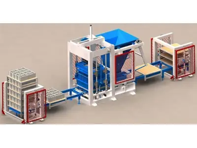 Robot Brick Making Machine