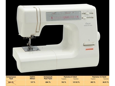 Desen Ve Dekoratif Dikiş Makinası / Janome Decor Excel 5024