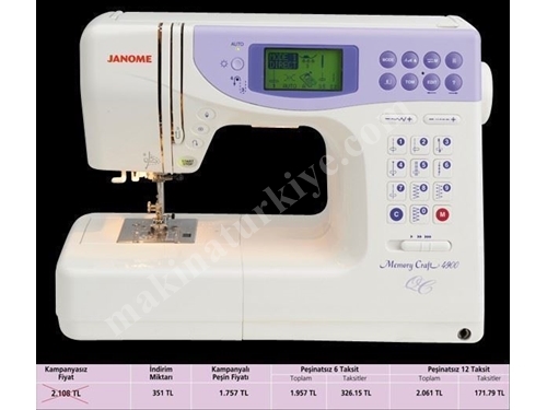 Elektronik Dikiş Makinası / Janome Mc 4900