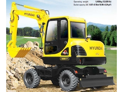 Lastikli Mini Ekskavatör ( 5,45 Ton ) - 0